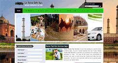 Desktop Screenshot of carrentaldelhiagra.com